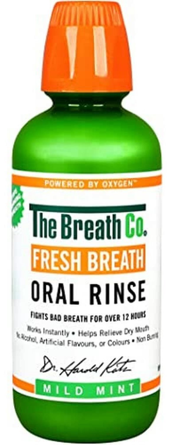 The Breath Co - Mondwater Mild Mint - 12 x 500 ml - Voordeelverpakking