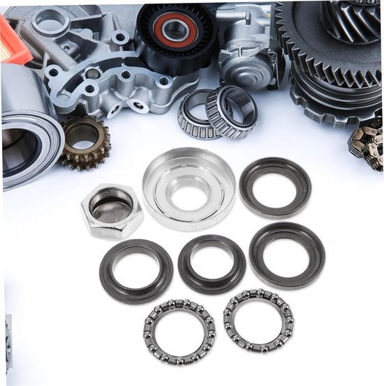 7 Stuks Stuurkolomlager buis ondersteuningssysteem vork stuurlagers mini-fiets wiellager van minibikes crossmotor accessoire mini fiets kit balhoofdlager legering — afbeelding 4
