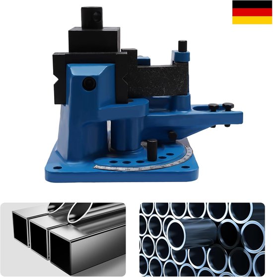 Handmatige universele buigmachine, 120 graden, metalen buigmachine, handmatige hoek en buisbuigmachine tot 15,8 mm materiaaldikte voor vlak, rond en bandstaal — afbeelding 4