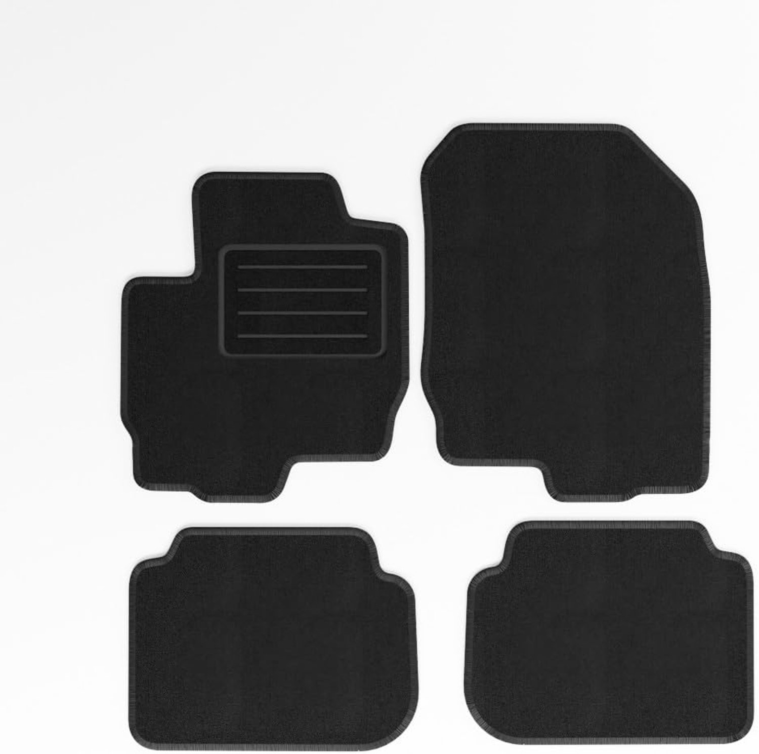 Mats4all Naaldvilt automatten passend voor Mitsubishi Colt 5-deurs 2004-2008 | Antislip | Met versterking | 4-delig | Automatten | Mattenset