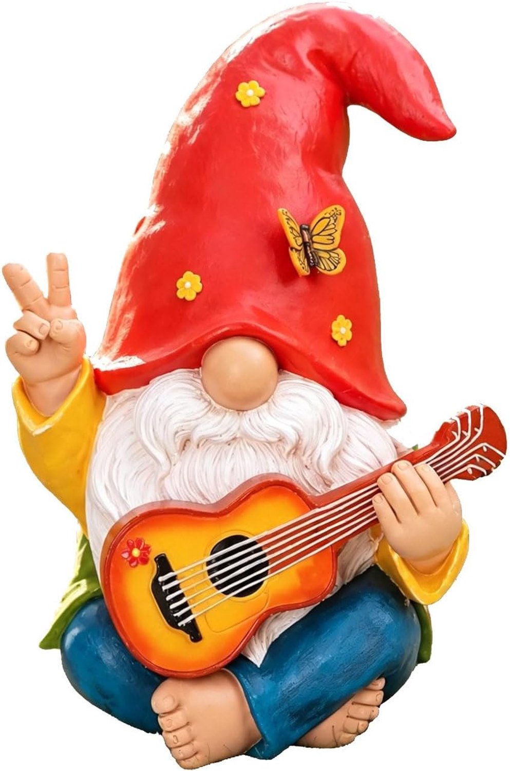 Tuinkabouters voor buiten, tuinkabouter, gitaarfiguur, harsdecoratie