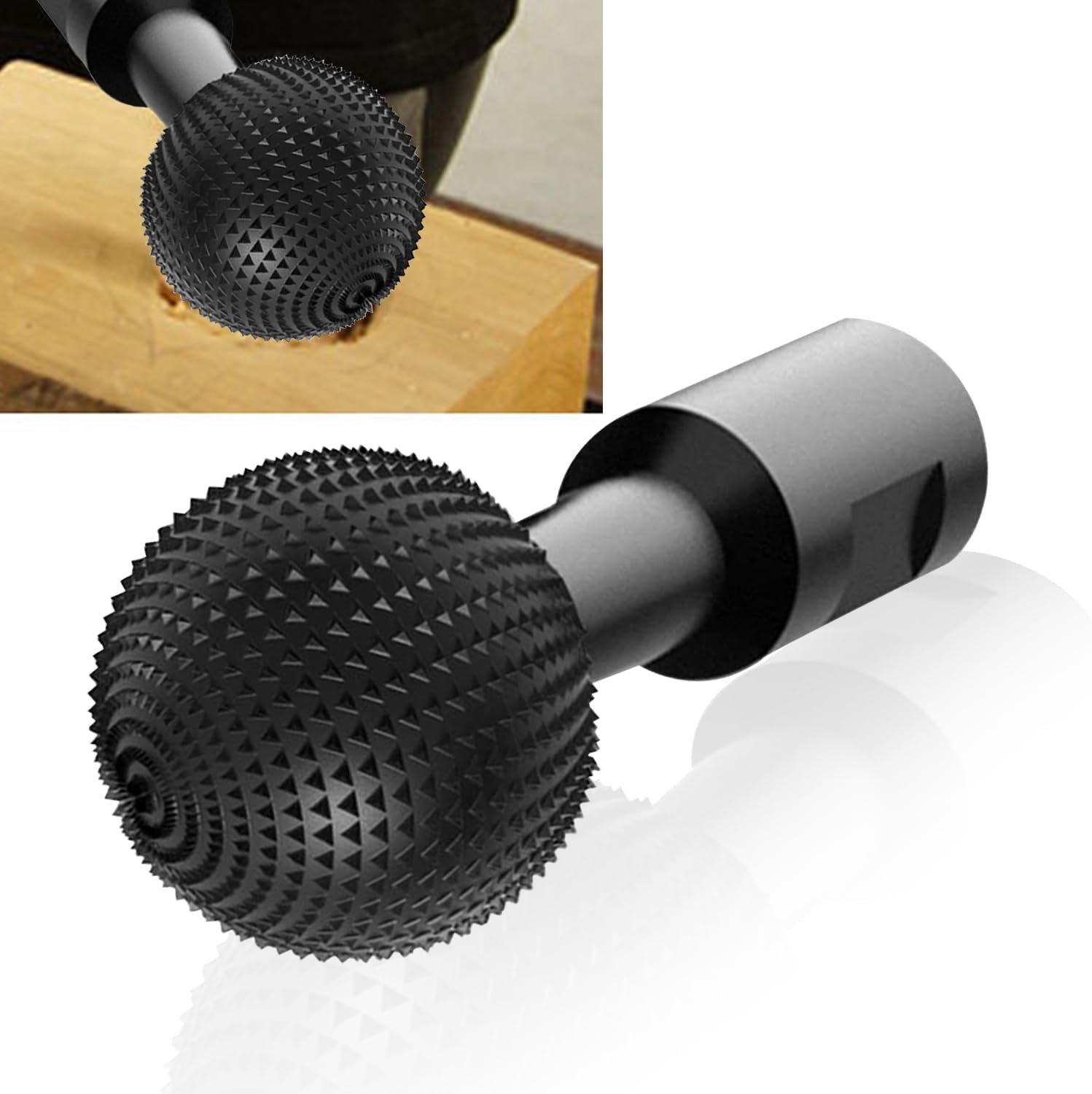 Houten Ball Cutter 40mm Frees voor Hoekslijper - Houtbewerking, Freesdisc en Accessoires voor Efficiënt Schaven