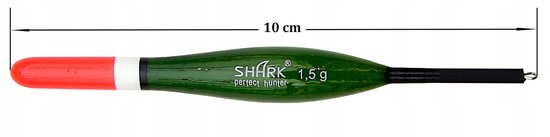 Shark Doorvoer Dobber Balsa 1.5g / 10cm - Perfecte Kwaliteit — afbeelding 3