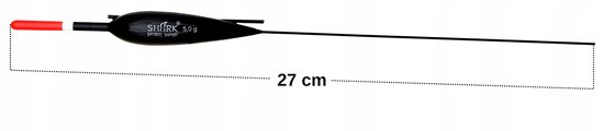 Shark Balsa Dobber Vaste Hengel 5g / 27cm - Hoge Kwaliteit — afbeelding 3