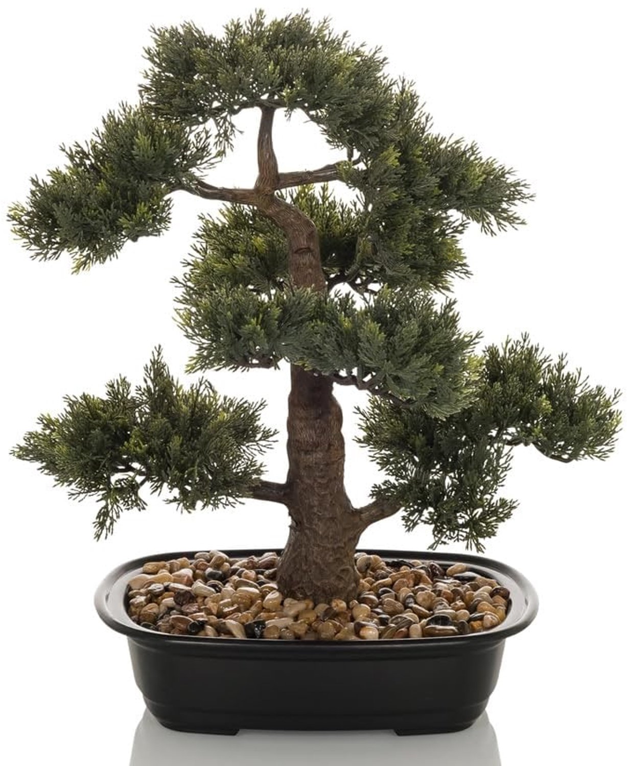 Kunstplant Bonsai - Kunststof - Groen