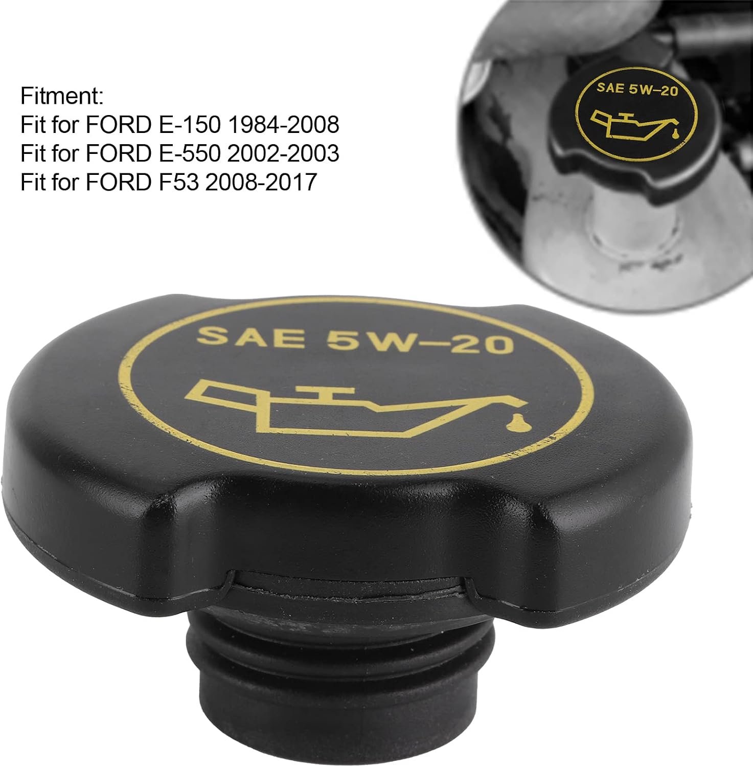 Motorolievuldop, Oliedop Brandstoftankdop van Automotor F3AE6766BA F3AZ6766B ABS Voorkomt Lekkage voor E-150 E-550 F53