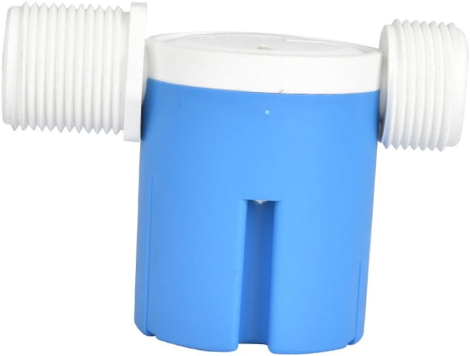 Side Inlet Automatische Plastic Waterniveau Regelklep Compact Duurzaam Eenvoudige Installatie voor Zonnewaterreservoir Watertoren Zwembad Blauw
