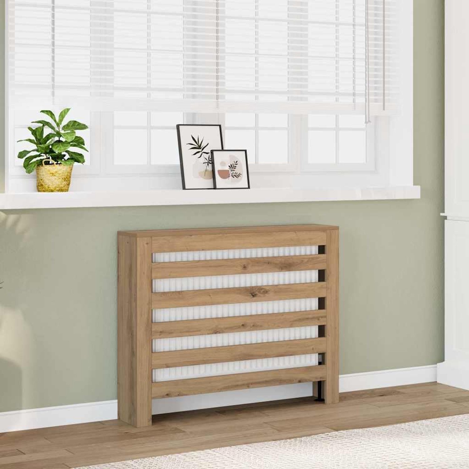 Radiatorbekleding, houtmateriaal, verwarmingsafdekking