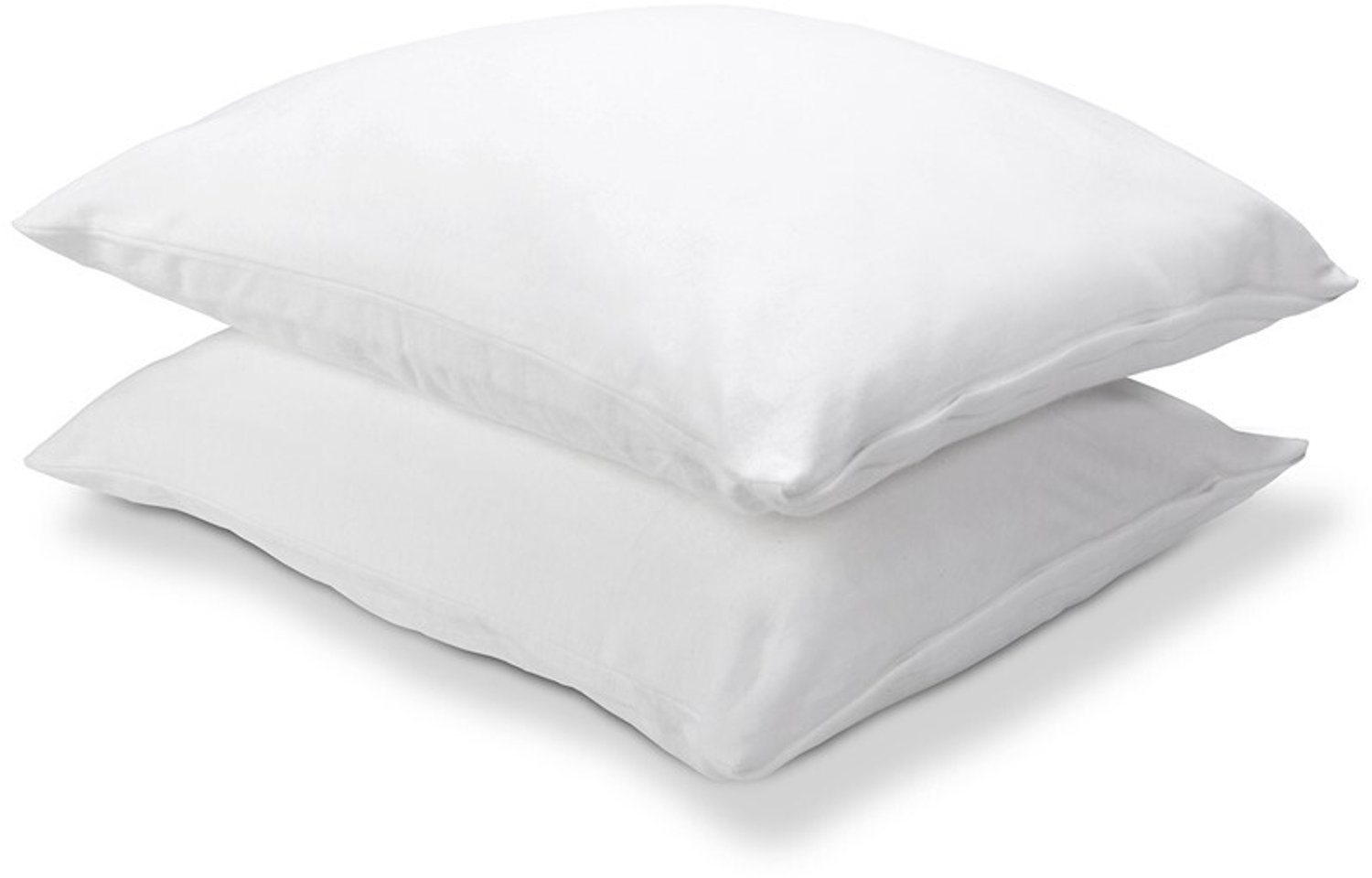 Walra Kussensloop Cover - 2x 60x70 - Wit - 80% Katoen / 20% Polyester