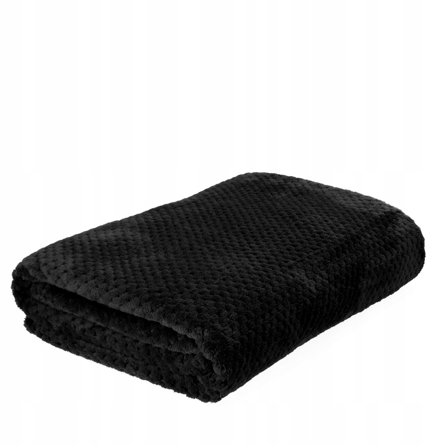 NOAH Rijstkorrel Plaid Zwart 150x200 cm - Zacht & Warm
