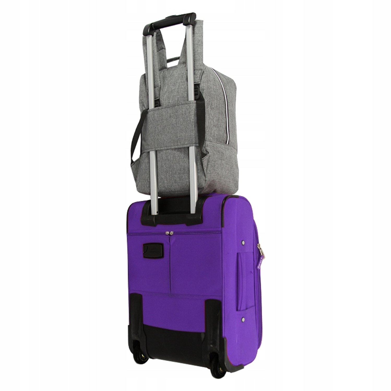 2-Pack Vliegtuig Handbagage Rugzak 40x30x20 cm, 24L