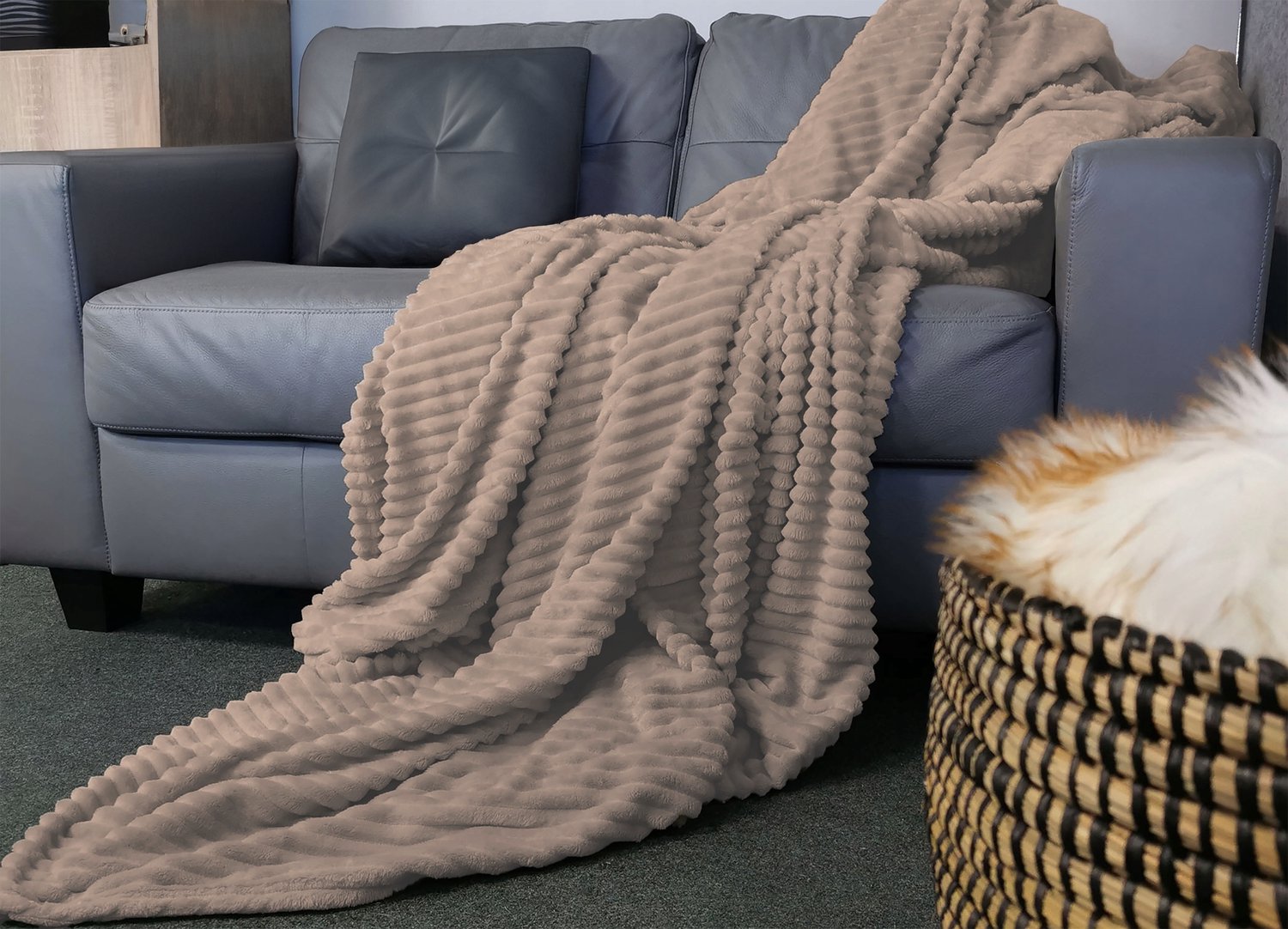 Zachte Pluche Deken 200x220 cm - Comfortabel en Warm