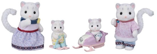 Sylvanian Families Sneeuwluipaard Familie - 4 fluweelzachte figuren - 5814 — cadeau in Spellen & Speelgoed - foto 8