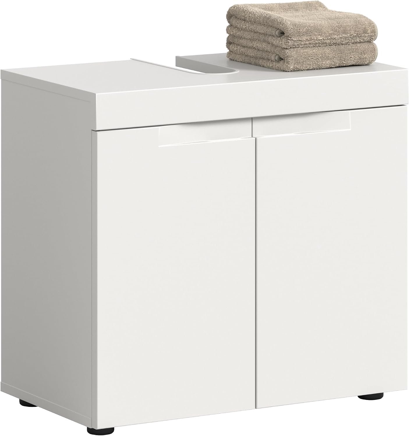 xonox.home - Viana wastafelonderkast 60x56x34 cm wit mat/wit