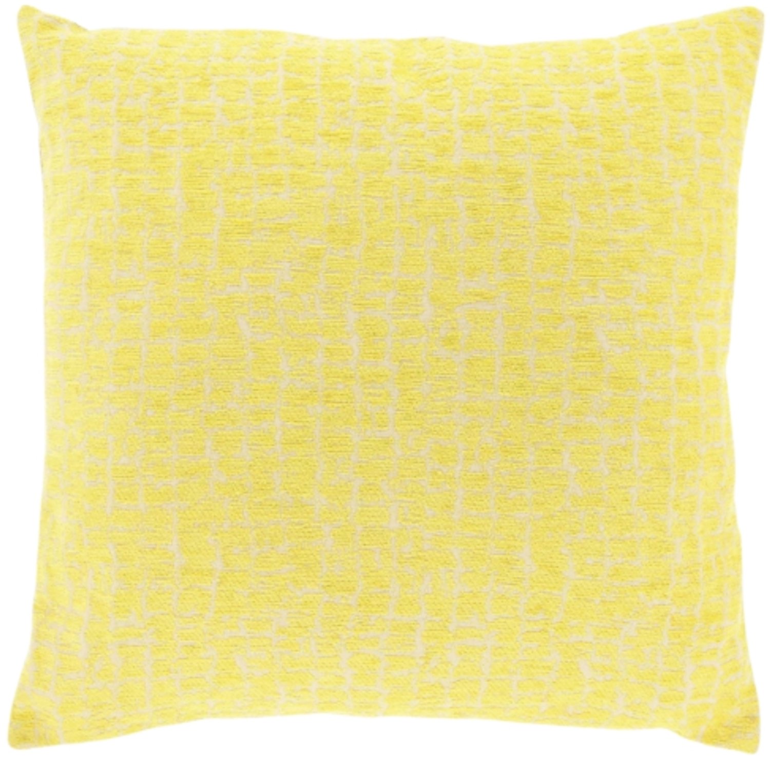 Unique Living kussen Sev lemon yellow 45 x 45 cm geel