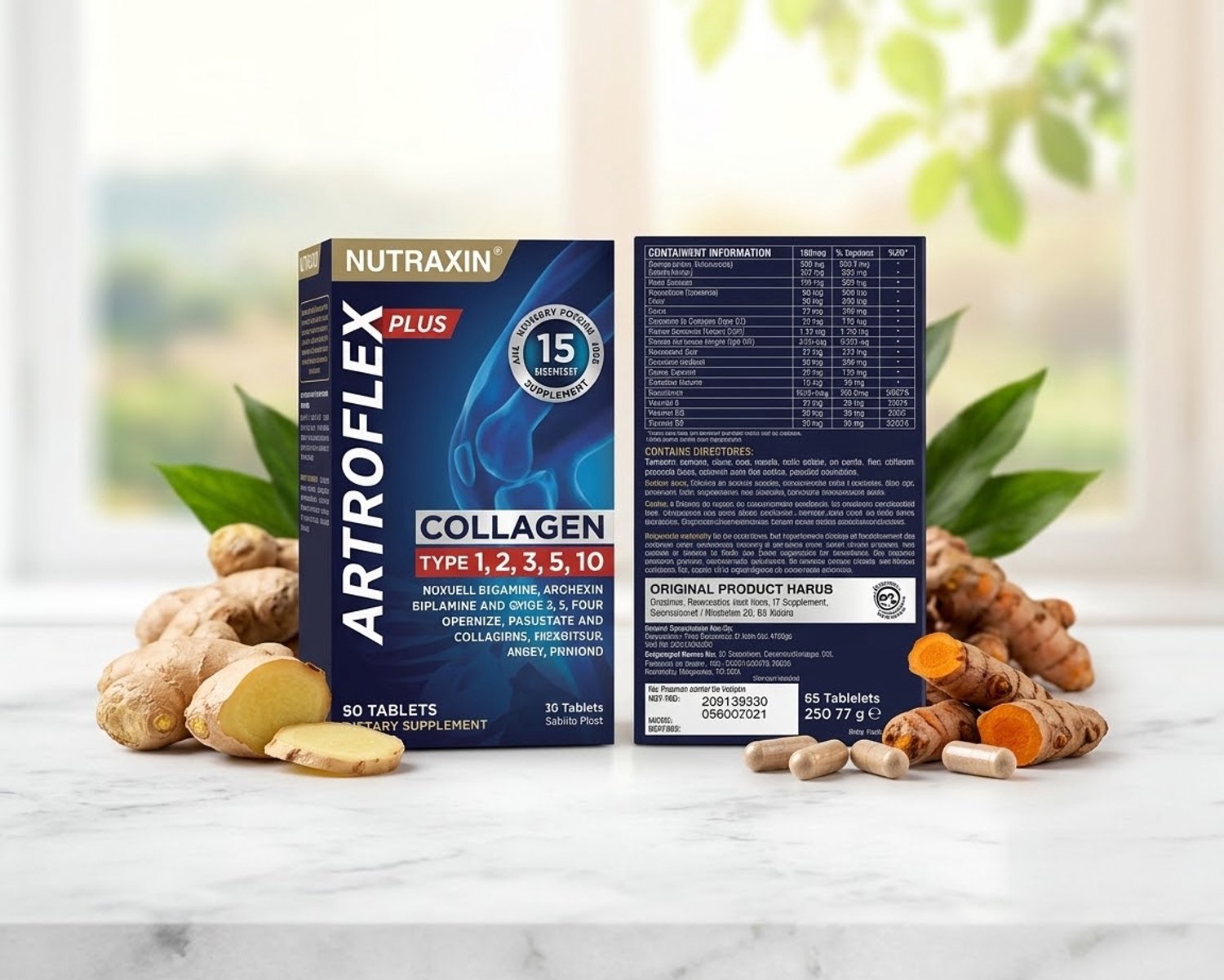 Nutraxin Artroflex Plus Multi Collageen Complex – Met Glucosamine, Chondroïtine & MSM – 90 Tablettencollageen - collageen supplement