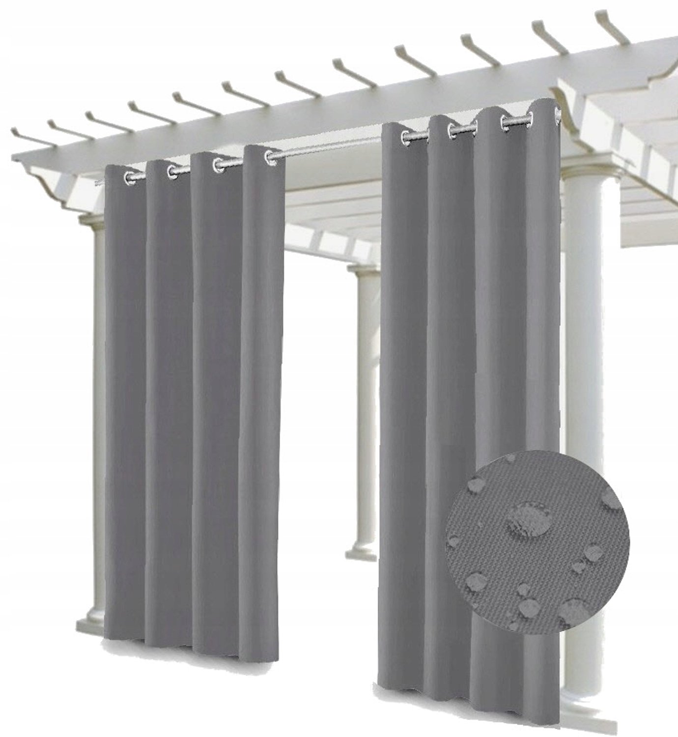 Waterdichte Tuindoek 155x220cm voor Tuinhuis, Terras, Balkon - Donkergrijs