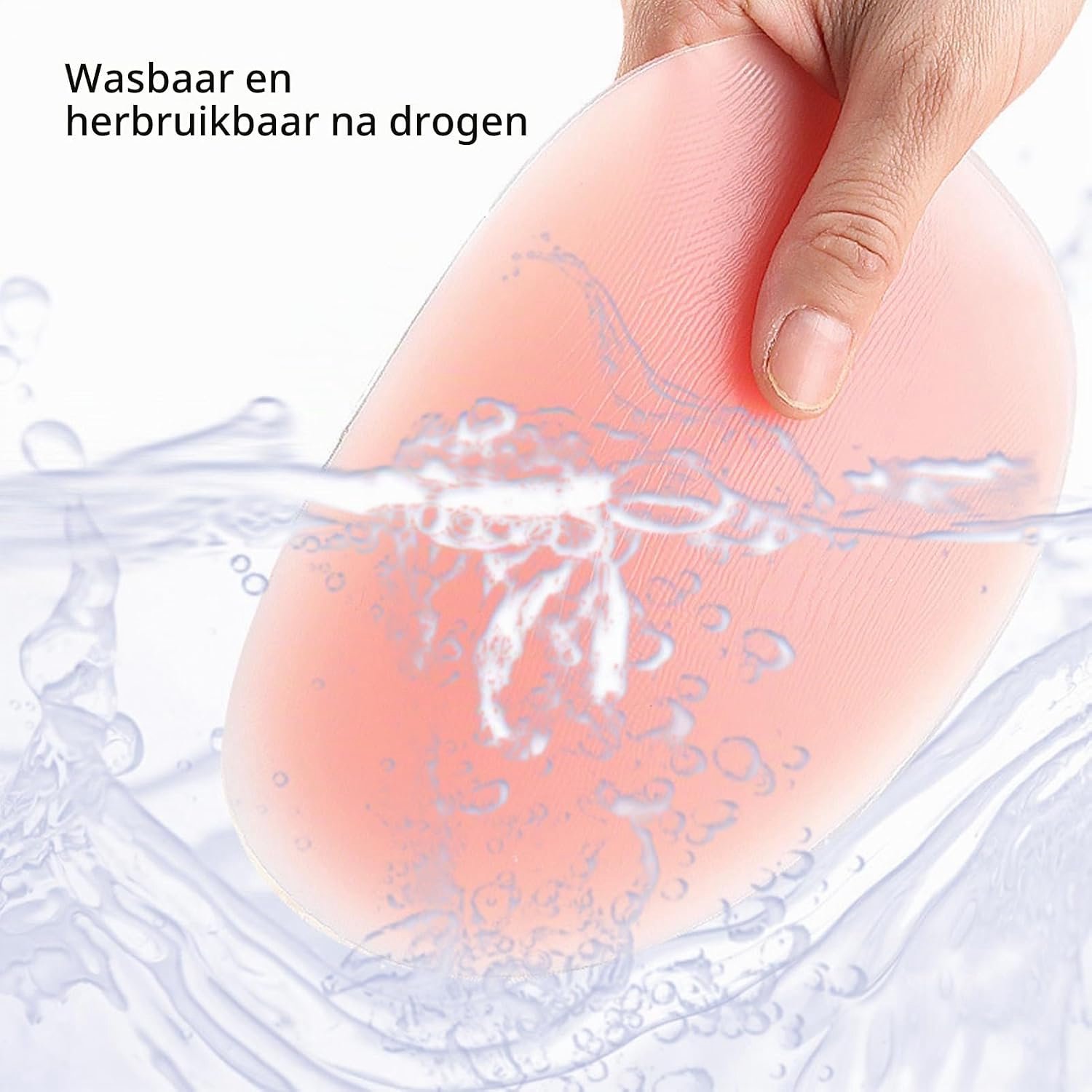 1 Paar Siliconen Butt-lift Pads, Nep-heuppads, Dunne Randen Verwijderbare Vulling Billen-inserts voor Dames (roze) (7,1 Oz)