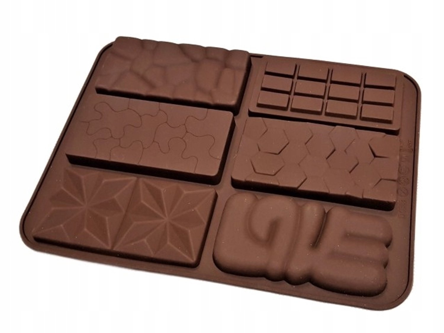 Gevormde Siliconen Chocoladevorm - Diepe Tabellen Bakvorm