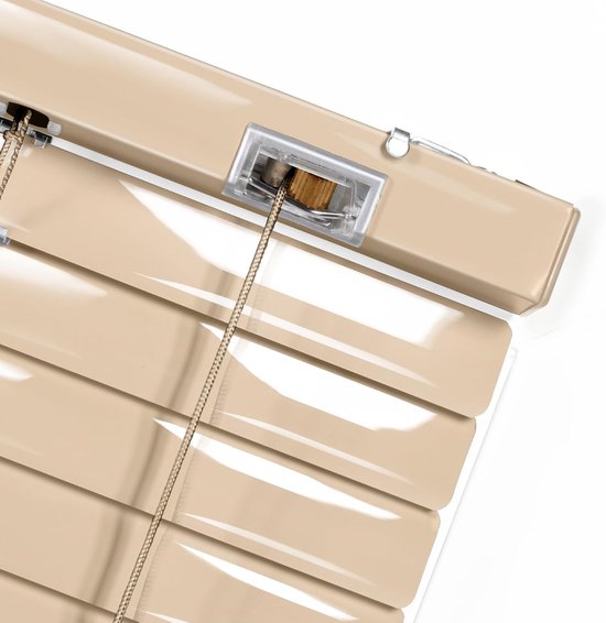 Sonello Aluminium Jaloezie voor Binnenshuis 50x130cm Klemmfix Beige — afbeelding 3