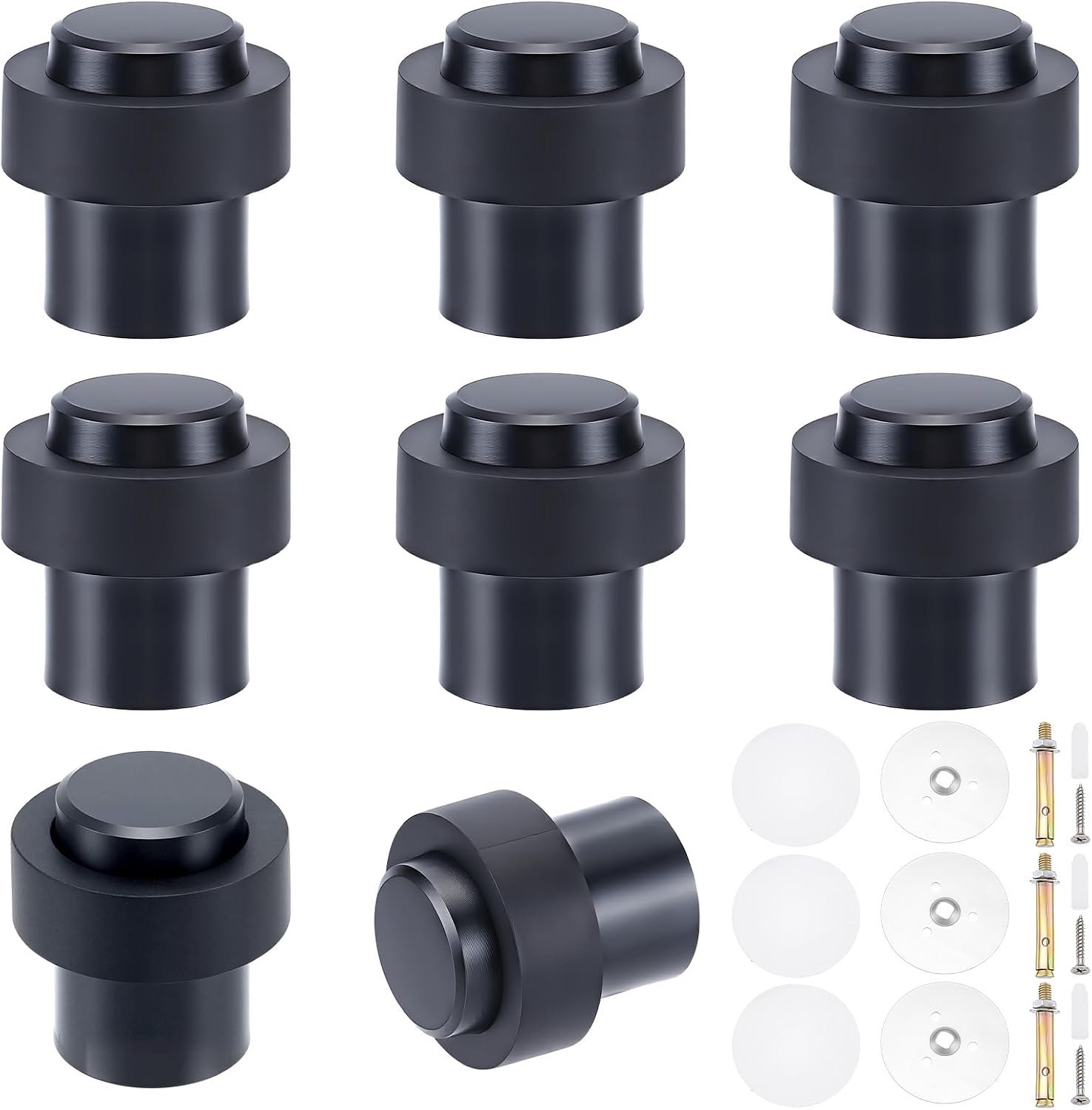 Deurstopper, vloerdeurstopper, zwart, robuuste vloerdeurstopper