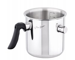 Lamart Melkpan LT1068 RVS 1.5L met Dubbele Wand en Fluitje