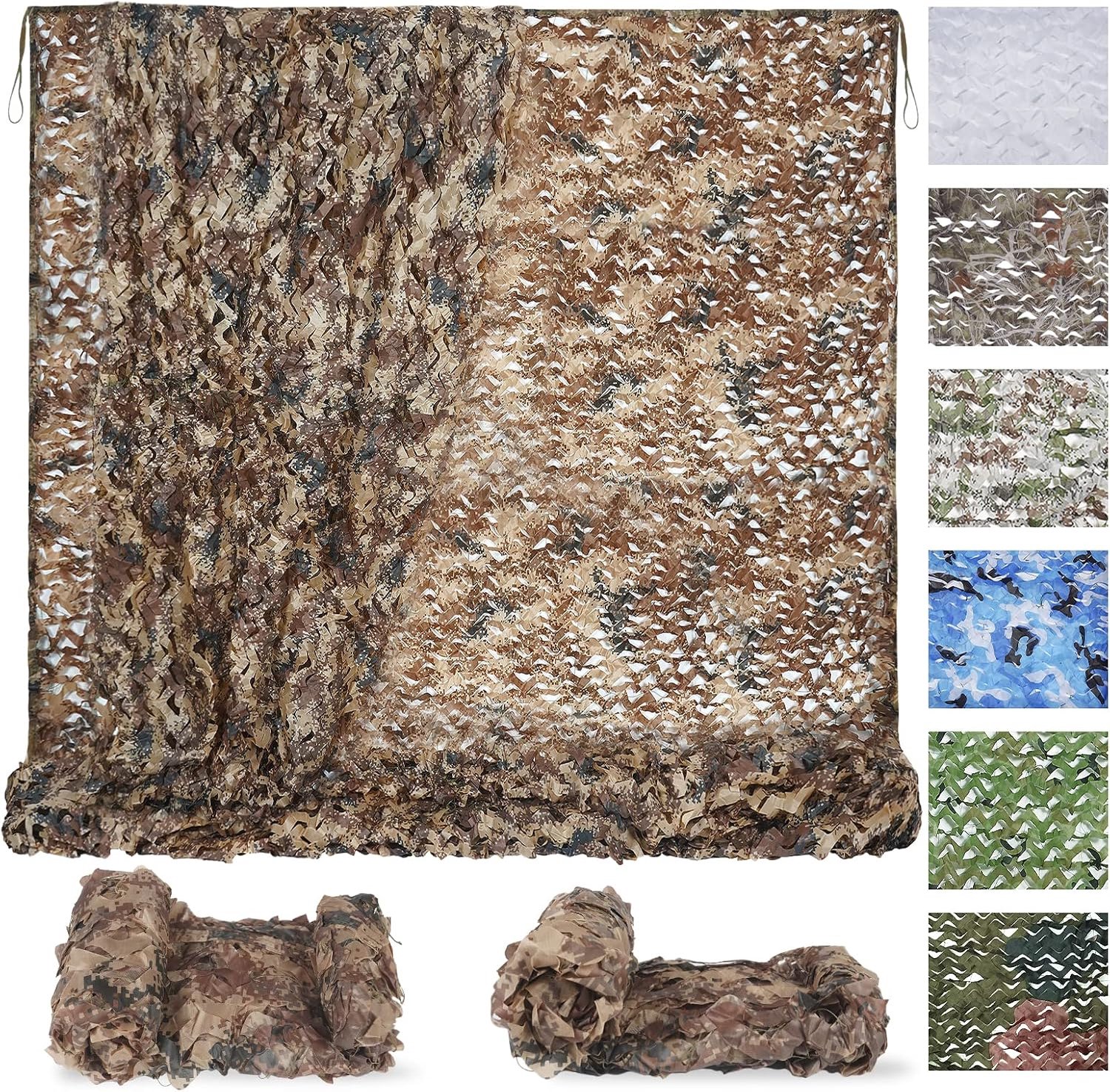 Sposuit Camo Netting, Camouflagenet op rol voor jacht, militaire doeleinden, feestdecoraties, zonwering, kamperen, Ghillie-net