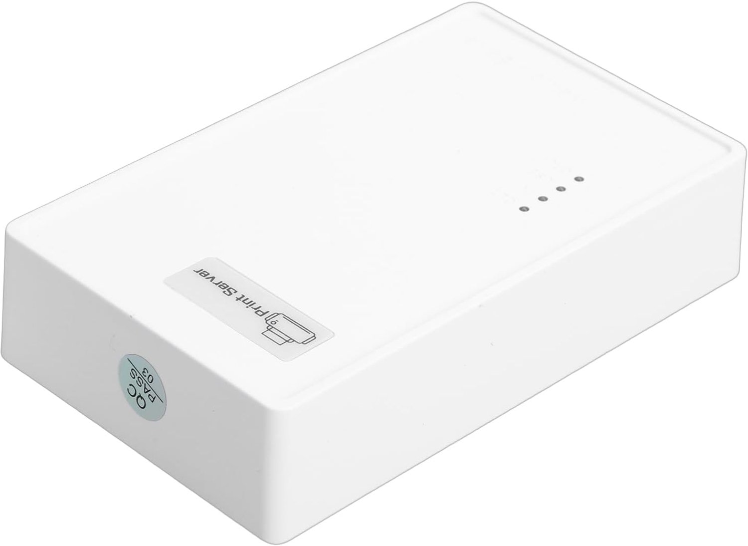 Annadue Flexibele Netwerk-USB-printer Draadloze Printserver Implementatie Via WiFi of Ethernet voor Kantoorconnectiviteit voor OS X, ABSVoeding: 1A<