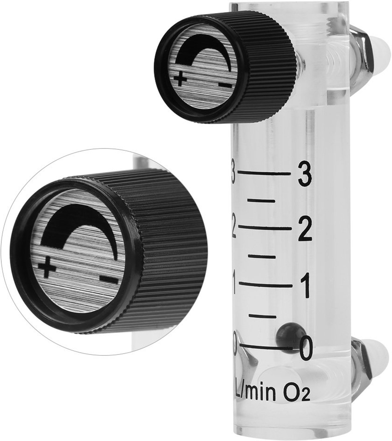 Gasdebietmeter, debietmeter, 0-3 LPM, acryl doorstroommeter voor metaalgas