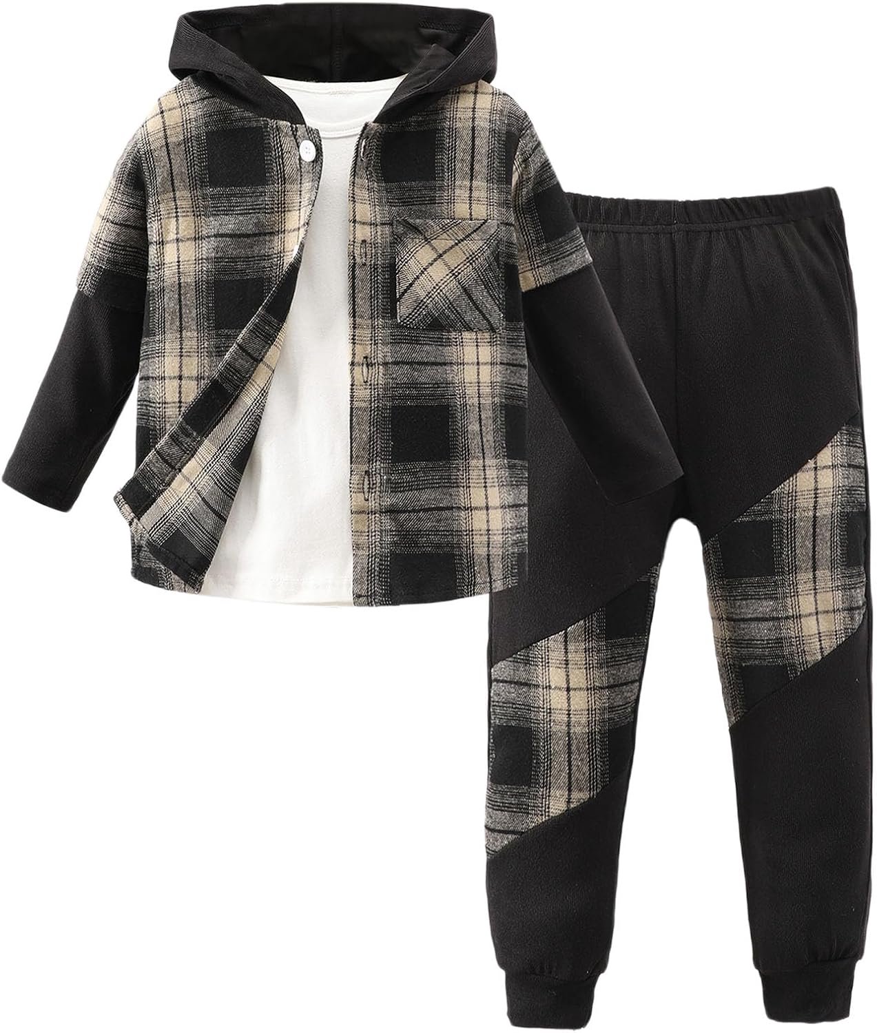 Générique 2-delige set voor jongens, kinderkleding, katoen, T-shirt, shorts, zomer, moderne pasvorm, slim fit voor een modieus silhouet bij elke gelegenheid, mode A53