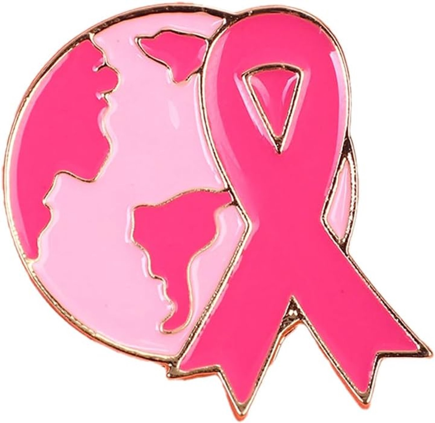 Borstkanker Speldjes Roze Strik Broche Pins Vrouwen Pin Bags Mode Borstkanker Bewustzijn Broche Reversspeldjes voor Kleding Hoed Rugzak Decoratie # 5 Roze 10 stuks