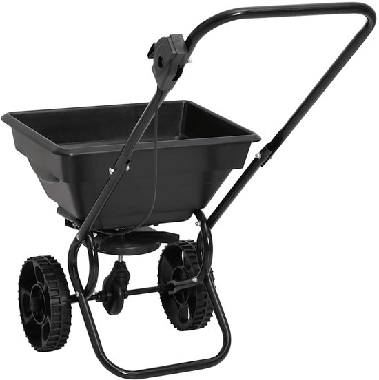 vidaXL - Strooiwagen - duwmodel - 15 - L - 92x46x70 - cm - PVC - en - staal van VidaXL — afbeelding 2
