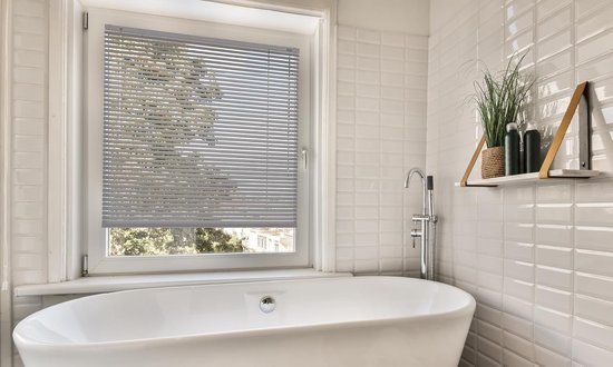 Sonello Aluminium Jaloezie voor Binnenshuis 160x100cm Klemmfix Zilver — afbeelding 5