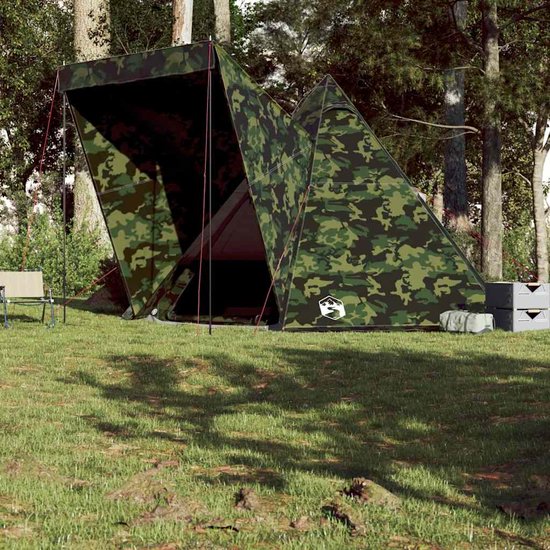 vidaXL - Tipitent - 6-persoons - camouflage - waterdicht van Vidaxl — afbeelding 2