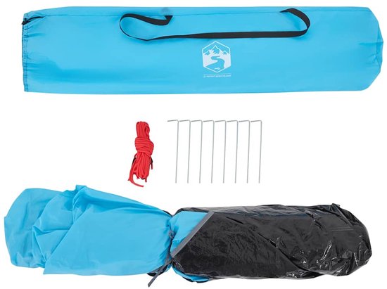 vidaXL - Koepeltent - 5-persoons - snelontgrendeling - blauw van Vidaxl — afbeelding 3