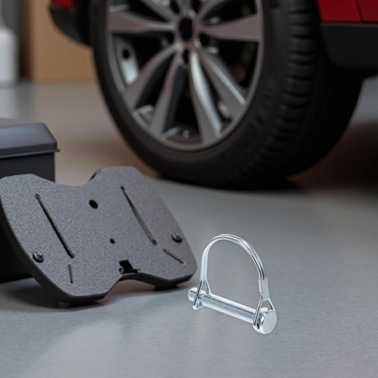 25 Stuks Veiligheidsspeld Zware Draadvergrendeling Pinnen met Halve Cirkelvorm voor Aanhangers Tuintractoren Ladingkoppelingen Duurzame Shaft Locking Pins — afbeelding 2