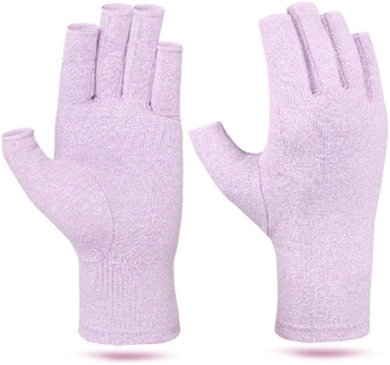 2 paar artritis-handschoenen, reumatische compressiehandschoenen, compressiehandschoenen, vingerloze handschoenen, uniseks, wanten, katoenen handschoenen, vingerloze handschoenen