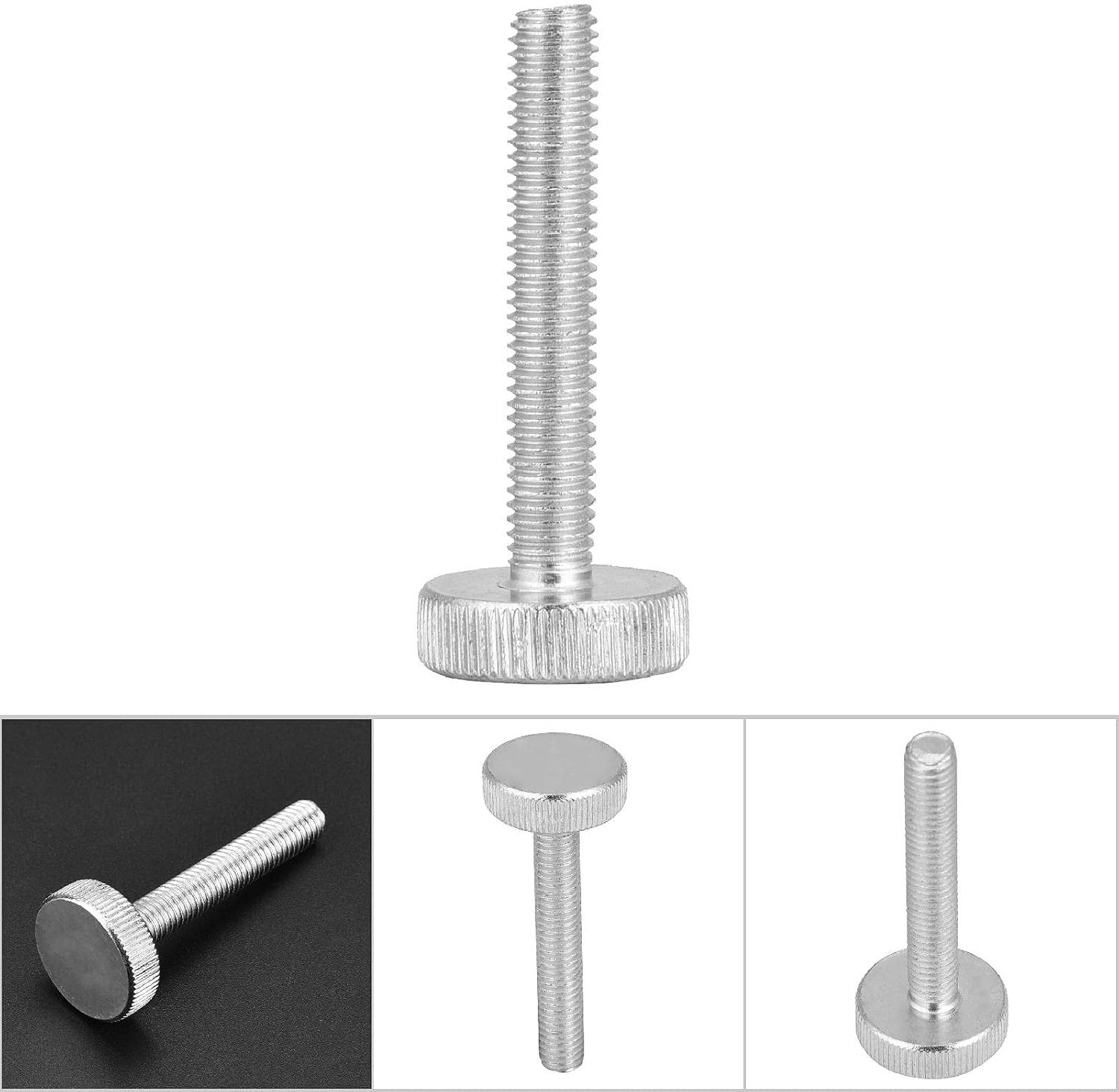 Oumefar M8 Duimschroef, Verzinkte Koolstofstalen Bouten (M8*50 (10 stuks))