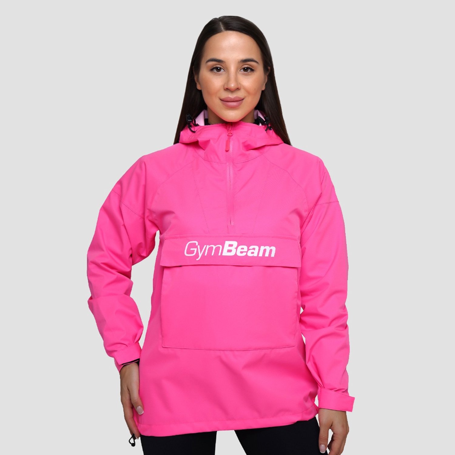 GymBeam Dames regenjas Fuchsia S