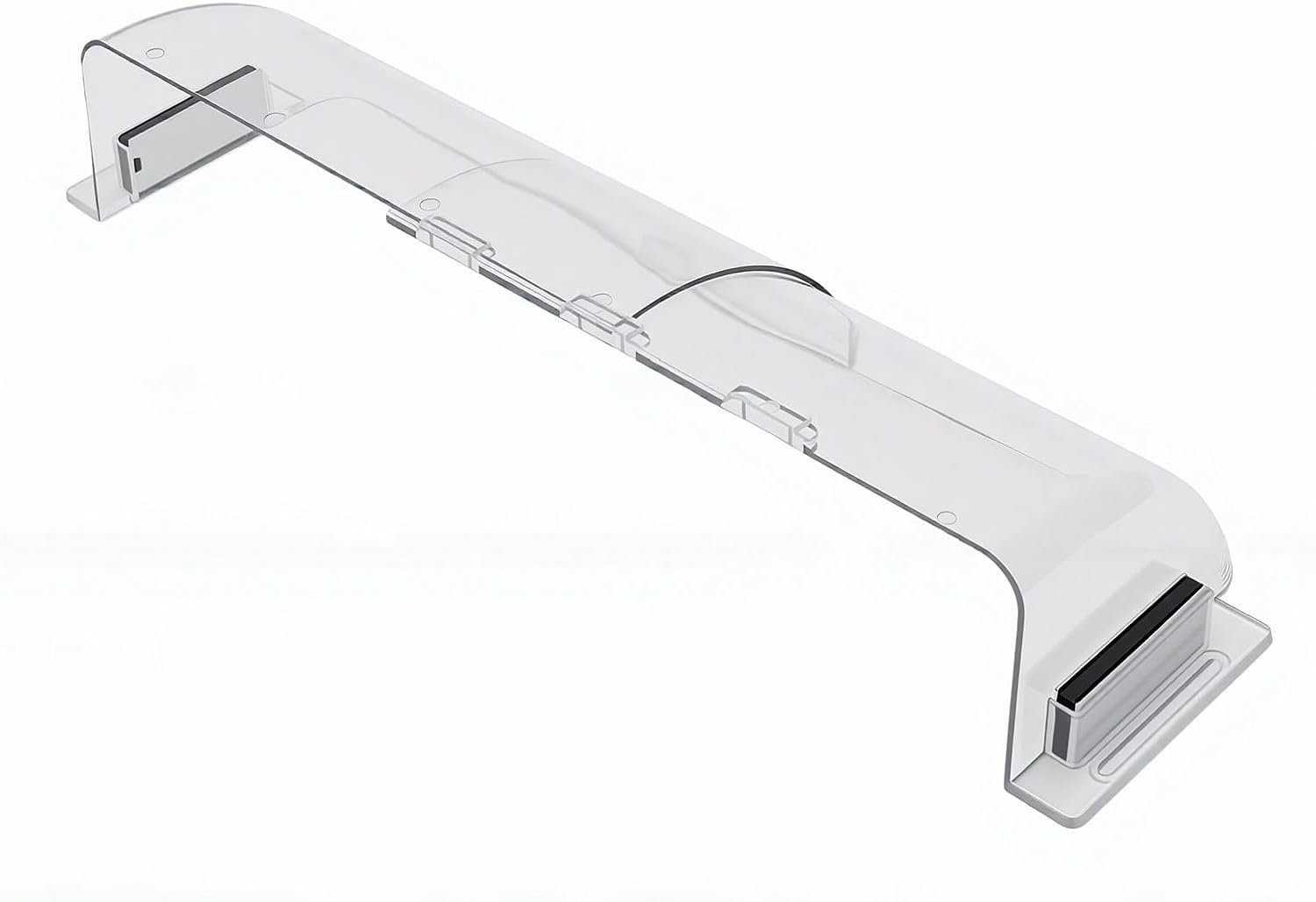 Hyuduo Magnetische Ventilatiedeflector, 6 Stuks Verstelbare 8,5-15,5 Inch Transparante lucht- en Warmtedeflector voor Vloer-muur-plafondopeningen