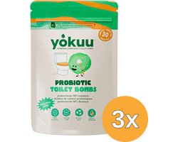 3x Yokuu Toilet Bomb Probiotic (30 tabletten)