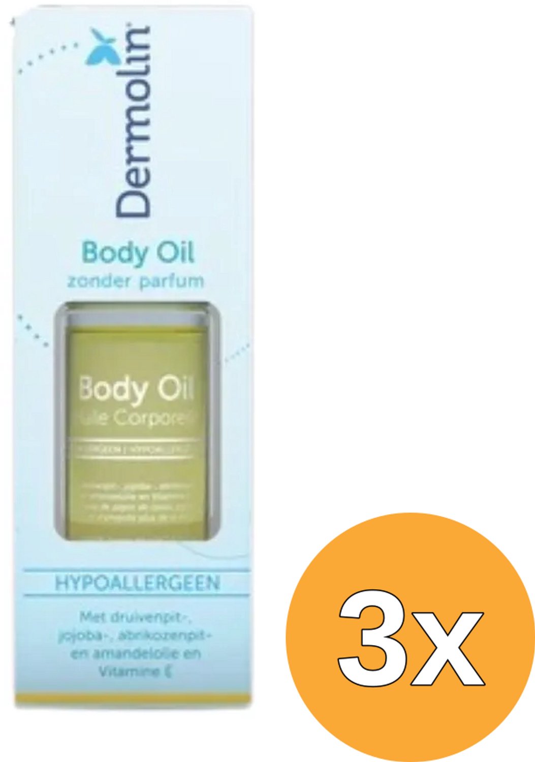 3x Dermolin Body Oil (75 ml)