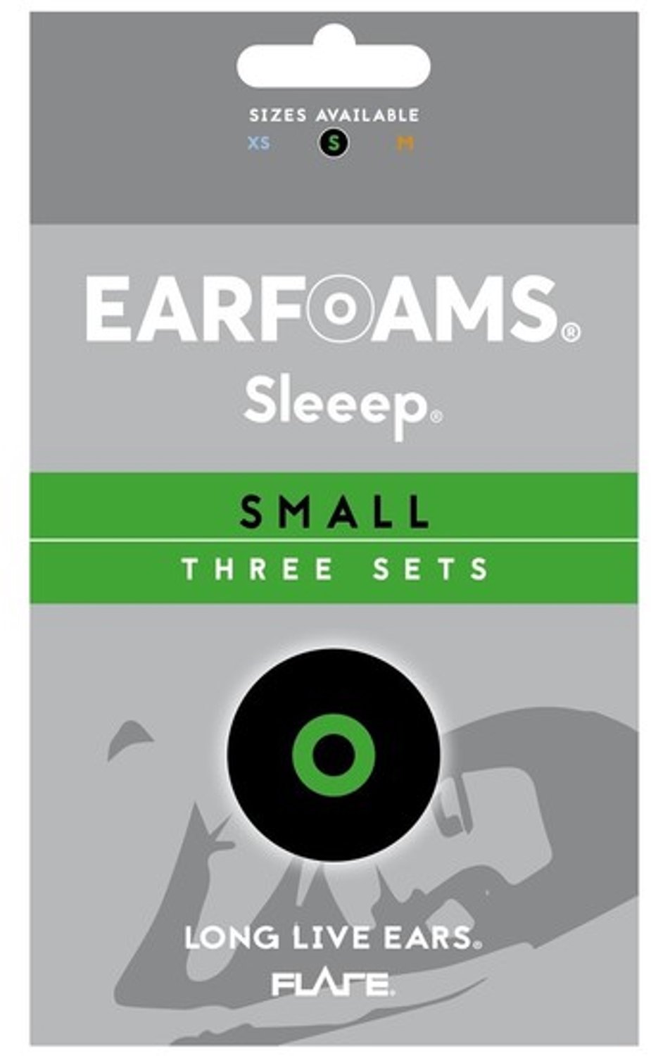 Flare Audio EARFOAMS Sleeep Small Groen – Vervangende Schuimtips – 3 paar