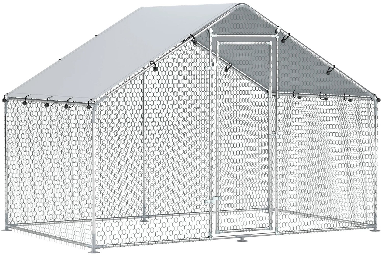 Tremeo - Kippenhok - Waterdicht - Anti UV hoes - - Kippenren - 5,1 m² bewegingsruimte - 5-8 kippen - 300x200x200 cm - Kippenhokken