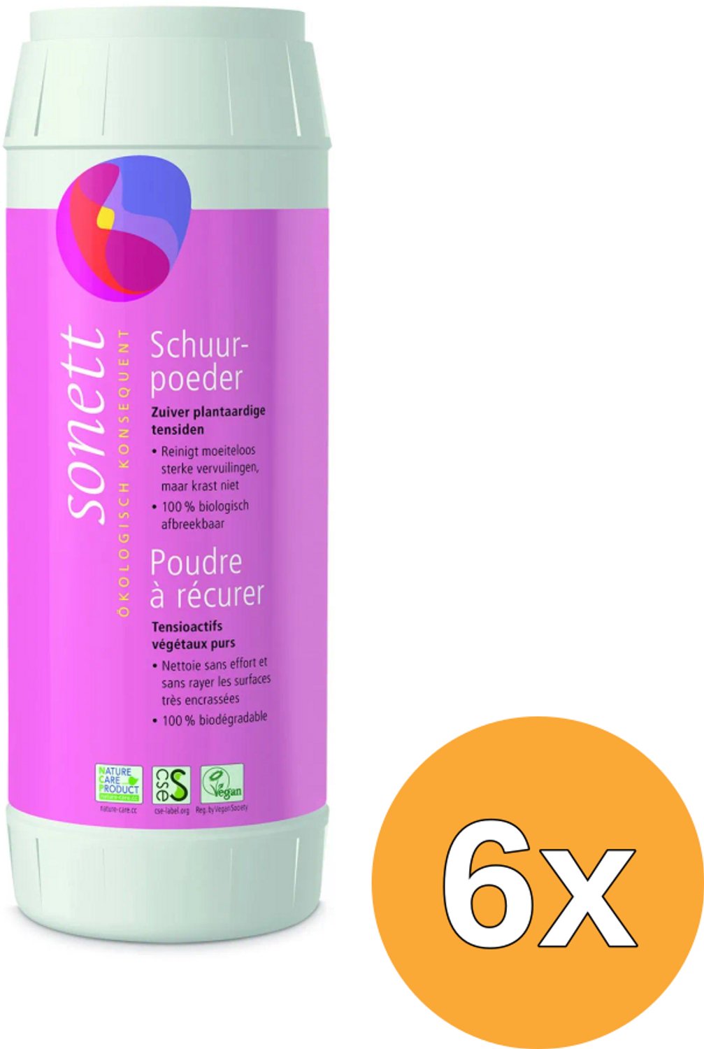 6x Sonett Schuurpoeder (450 Gram)