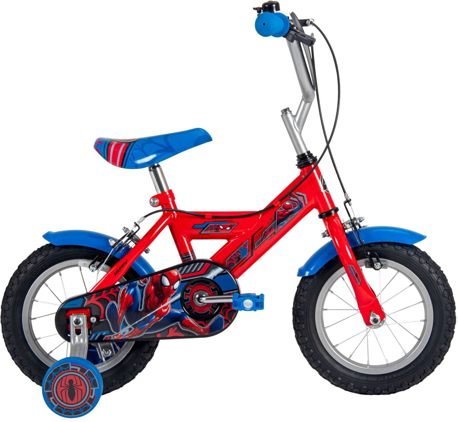 Spider-Man Kinderfiets - Jongens - 12 inch - Rood Blauw - Twee handremmen