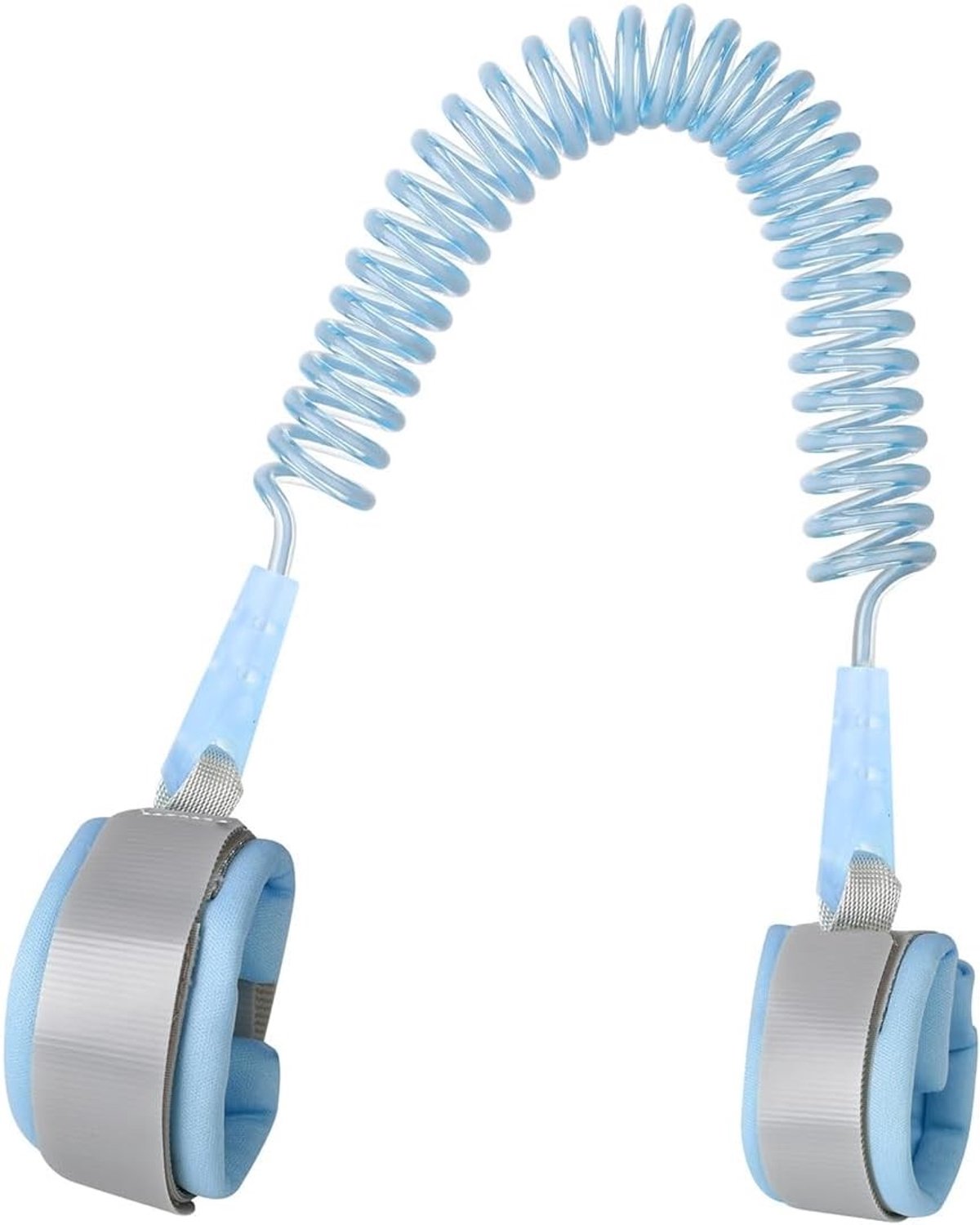 Veiligheidsarmband voor Kinderen, 2.5m Anti-Verlies Band voor Reizen, Winkelen en Verkennen, Draagbaar en Handig (Blauw)