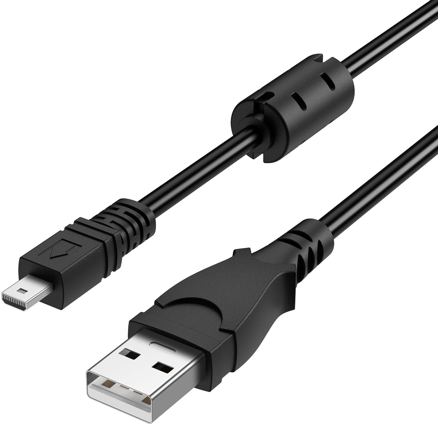 Meliya Generieke USB-kabel UC-E6 voor Nikon Coolpix 2100, 2200, 3100, 3200, 3700, 4100, 4200, 4600, 4800, 5100, 5200, 5600, 5900, 7600, 7900, 8400. 8888. 00 liter