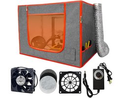 Double Placed Resin Tent for 3D Printer with Adjustable Drain Fan Compatible with Creality Anycubic Elegoo Series Mars - ShopVlot