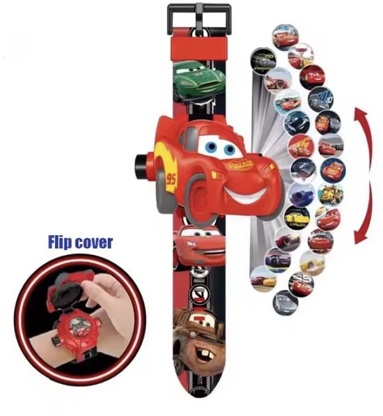 Cars Horloge - Cars horloge met projector - speelgoed horloge — afbeelding 2